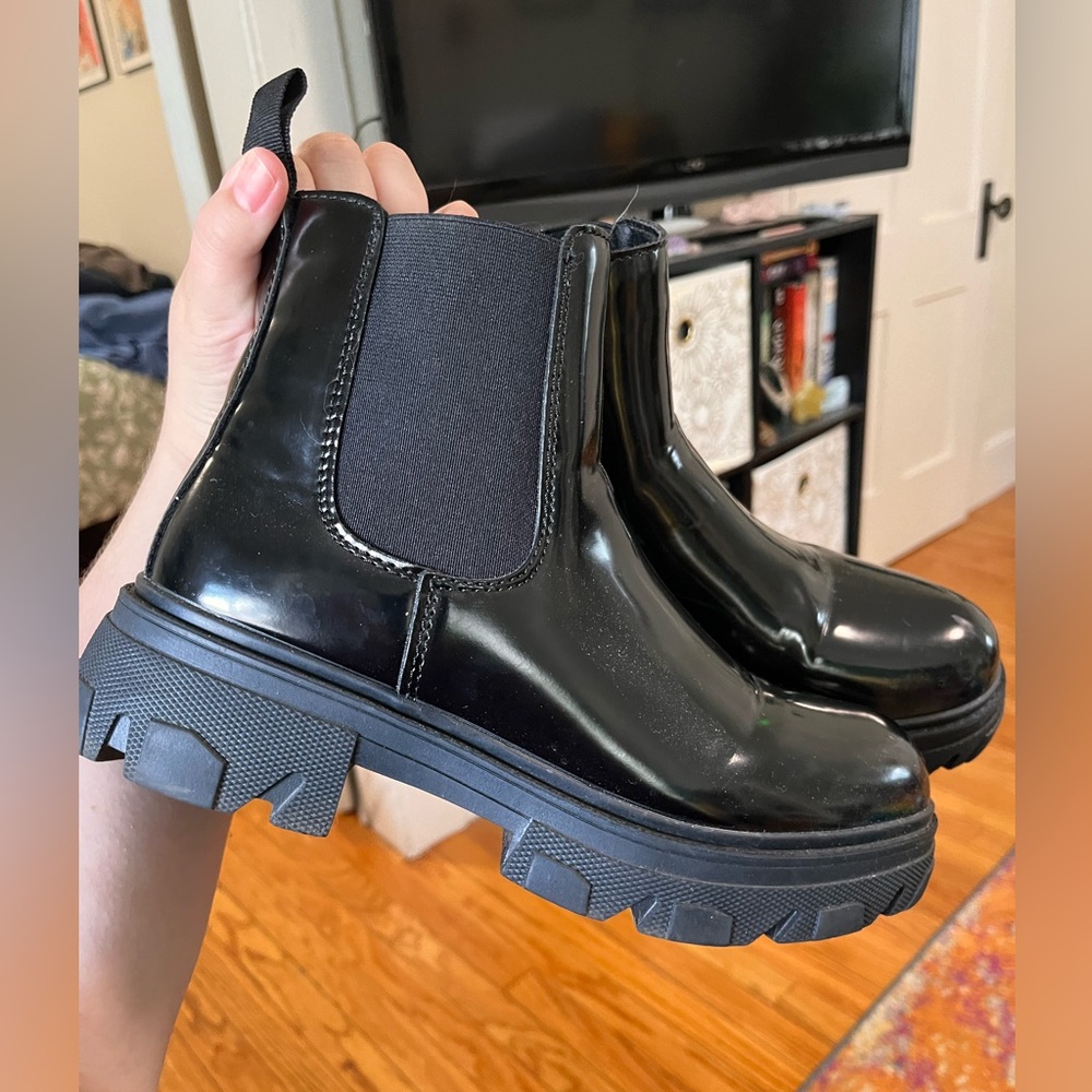 Cushionaire Leather Boots Size 7.5